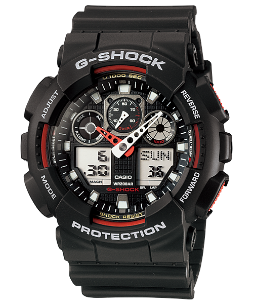 GA100-1A4 | CASIO G-SHOCK ANA/DIG DUO