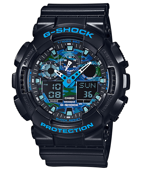 GA100CB-1A | CASIO G-SHOCK COOL BLUE SERIES