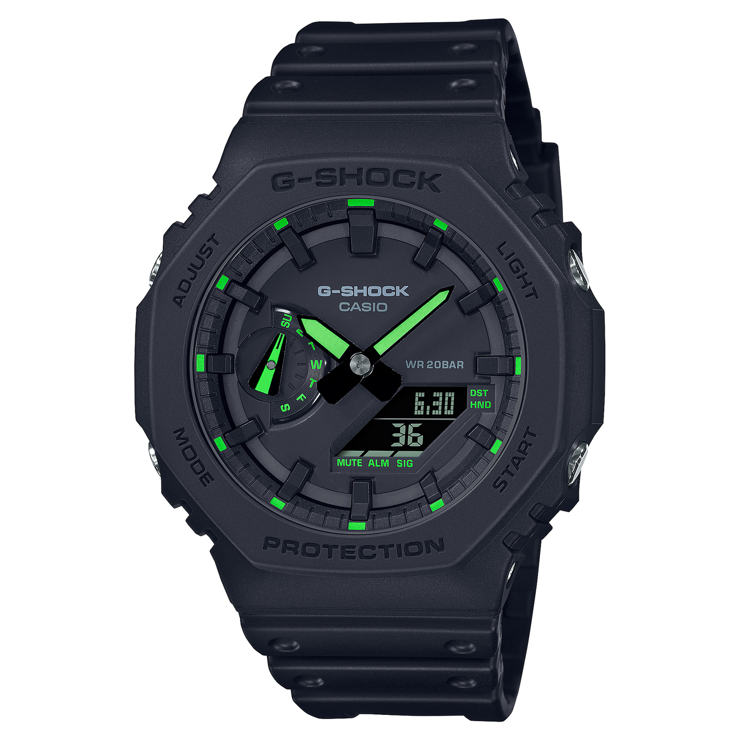 GA2100-1A3 | NLA-GSHOCK AVIATION NEON DUO