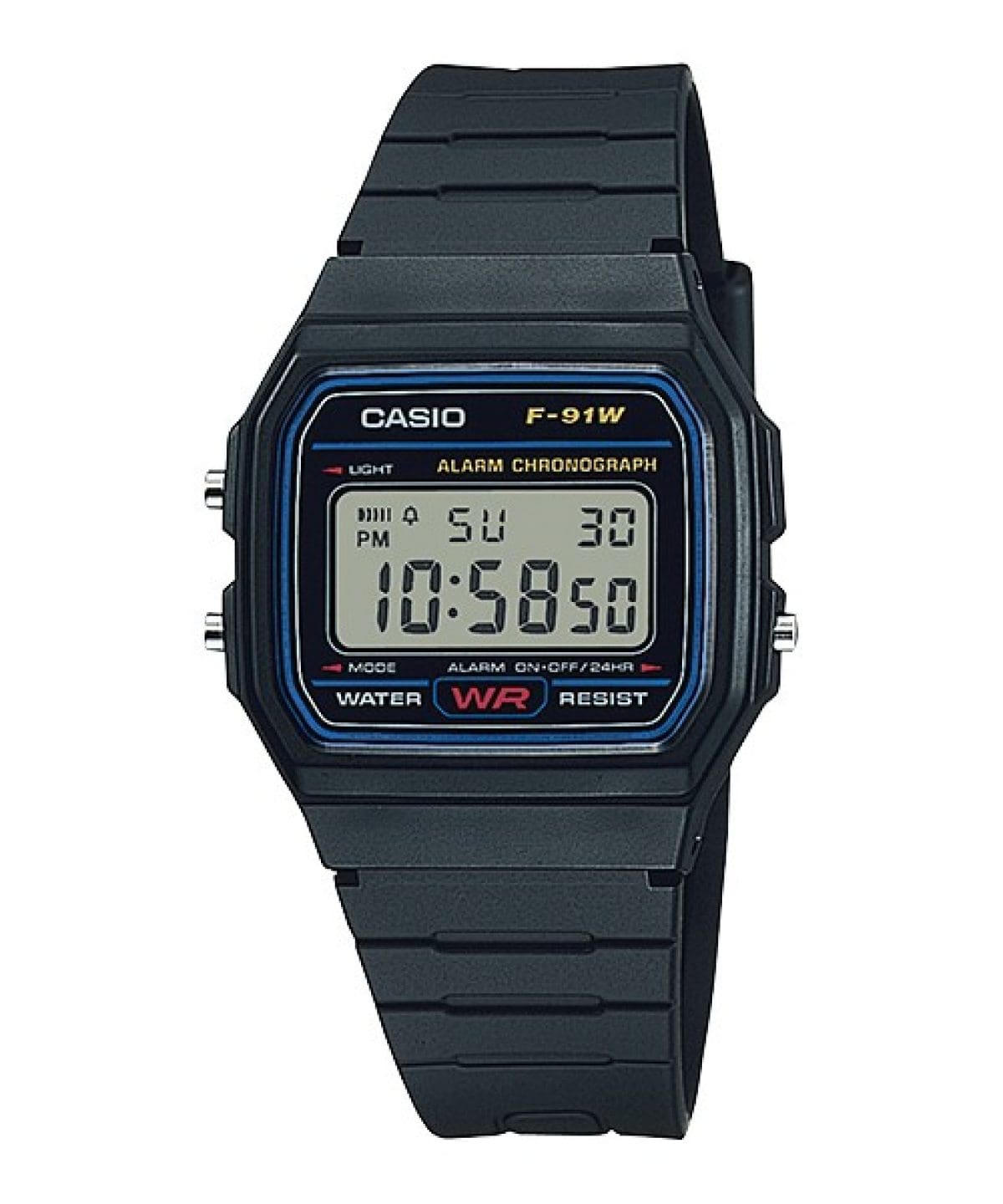 F91W-1 | CASIO DIGITAL WR LIGHT